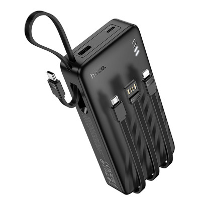 Зовнішній акумулятор HOCO J146A Night tide power bank with 4 cables(20000mAh)