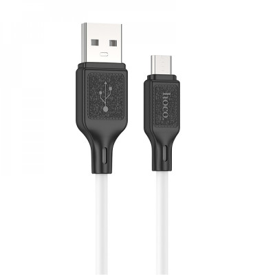 Кабель HOCO X90 Cool silicone charging data cable for Micro White Кабель HOCO X90 Cool silicone charging data cable for Micro White