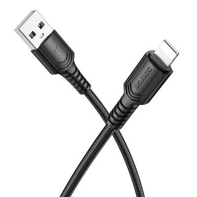 Кабель BOROFONE BX116 Certain charging data cable iP Black Кабель BOROFONE BX116 Certain charging data cable iP Black
