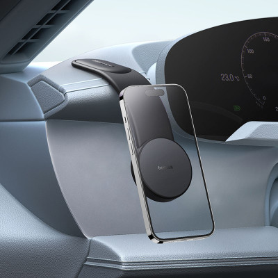 Автотримач для телефона Baseus PrimeTrip C02 Air Magnetic Car Mount Stick-on Type Cluster Black