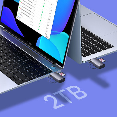 Кардридер Baseus Lite Series USB-A to SD/TF Card Reader Grey Кардридер Baseus Lite Series USB-A to SD/TF Card Reader Grey