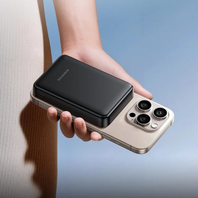 Зовнішній акумулятор BOROFONE BJ82A Dawn PD20W magnetic power bank(10000mAh) Black