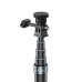 Монопод ACEFAST E38 1.2m carbon fiber telescopic selfie stick Gray-Black