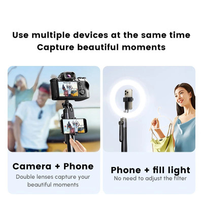 Селфі-трипод UGREEN LP849 4-Leg Bluetooth Selfie Stick Tripod Stand Селфі-трипод UGREEN LP849 4-Leg Bluetooth Selfie Stick Tripod Stand