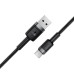 Кабель ACEFAST C22-04, USB to Type-C, 3A, 1.2m, Nylon Braid, Aluminum Alloy + TPE connectors, Black Кабель ACEFAST C22-04, USB to Type-C, 3A, 1.2m, Nylon Braid, Aluminum Alloy + TPE connectors, Black