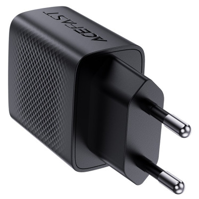 Мережевий зарядний пристрій ACEFAST A82 PD20W GaN single USB-C charger Black Мережевий зарядний пристрій ACEFAST A82 PD20W GaN single USB-C charger Black