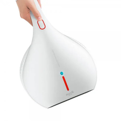 Ручний пилосос Xiaomi DEERMA Mites Vacuum Cleaner White + (перехідник на EU розетку)