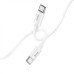 Кабель HOCO X87 Magic silicone 60W PD charging data cable for Type-C to Type-C White Кабель HOCO X87 Magic silicone 60W PD charging data cable for Type-C to Type-C White