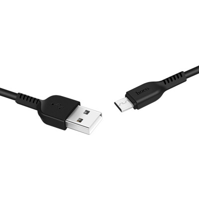 Кабель HOCO X20 USB to Micro 2A, 3m, PVC, TPE connectors, Black Кабель HOCO X20 USB to Micro 2A, 3m, PVC, TPE connectors, Black