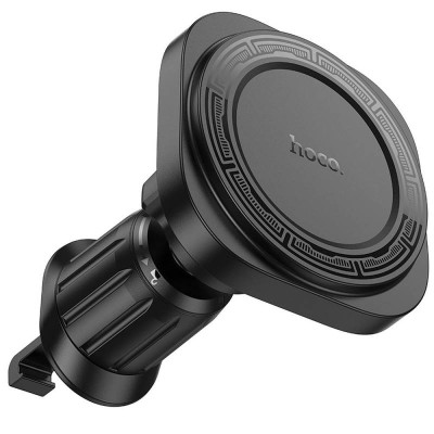 Автотримач для телефона HOCO H28 Rainbow ring magnetic car holder(air outlet) Black Автотримач для телефона HOCO H28 Rainbow ring magnetic car holder(air outlet) Black