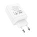 Мережевий зарядний пристрій HOCO N33 Start three-port PD35W(2C1A) charger White Мережевий зарядний пристрій HOCO N33 Start three-port PD35W(2C1A) charger White