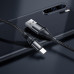 Кабель HOCO X50 USB to Type-C 3A, 1m, nylon, aluminum connectors, Black Кабель HOCO X50 USB to Type-C 3A, 1m, nylon, aluminum connectors, Black
