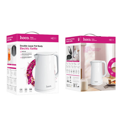 Електрочайник HOCO HE11 1.7L electric kettle (EU) White