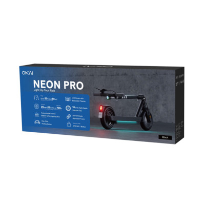 Електросамокат OKAI ES30-NEON PRO Black 10 Електросамокат OKAI ES30-NEON PRO Black 10