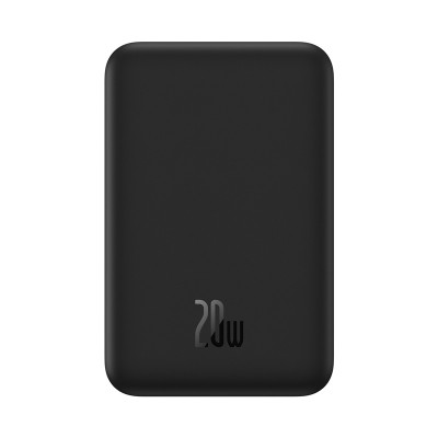 Зовнішній акумулятор Baseus Magnetic Mini Wireless Fast Charge Power Bank 20000mAh 20W Black Зовнішній акумулятор Baseus Magnetic Mini Wireless Fast Charge Power Bank 20000mAh 20W Black