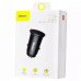 Автомобільний зарядний пристрій Baseus Circular Plastic A+C 30W Black
