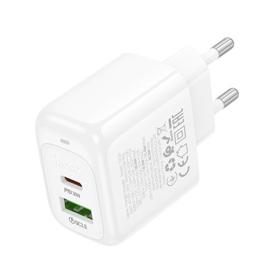 Мережевий зарядний пристрій HOCO CS55A Surplus PD30W+QC3.0 charger White Мережевий зарядний пристрій HOCO CS55A Surplus PD30W+QC3.0 charger White