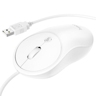 Миша HOCO GM13 Esteem business wired mouse White Миша HOCO GM13 Esteem business wired mouse White