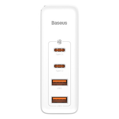 Мережевий зарядний пристрій Baseus GaN2 Pro Quick Charger 2C+2U 100W EU White