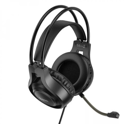 Навушники ігрові HOCO W106 Tiger gaming headset Black Навушники ігрові HOCO W106 Tiger gaming headset Black
