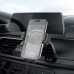 Автотримач для телефона з БЗП HOCO HW1 Pro wireless fast charge car holder(air outlet) Black Автотримач для телефона з БЗП HOCO HW1 Pro wireless fast charge car holder(air outlet) Black