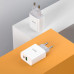 Мережевий зарядний пристрій з кабелем HOCO C80A Rapido PD20W+QC3.0 charger set (Type-C TO Type-C)(EU) White
