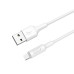 Кабель HOCO X25 USB to Micro 2A, 1m, PVC, PVC connectors, White Кабель HOCO X25 USB to Micro 2A, 1m, PVC, PVC connectors, White
