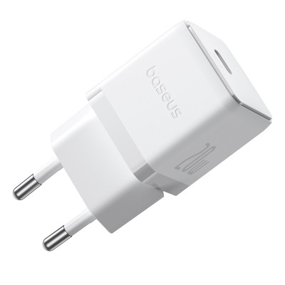 Мережевий зарядний пристрій Baseus Palm Fast Charger 1C 20W EU Moon White Мережевий зарядний пристрій Baseus Palm Fast Charger 1C 20W EU Moon White
