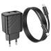 Мережевий зарядний пристрій з кабелем HOCO CS23A Sunlight dual-port PD30W+QC3.0 charger set(Type-C to Type-C)(EU) Black Мережевий зарядний пристрій з кабелем HOCO CS23A Sunlight dual-port PD30W+QC3.0 charger set(Type-C to Type-C)(EU) Black