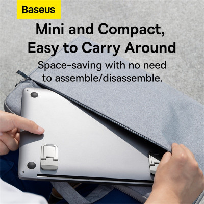 Підставка для ноутбука Baseus Slim Laptop Kickstand （2pcs）Silver