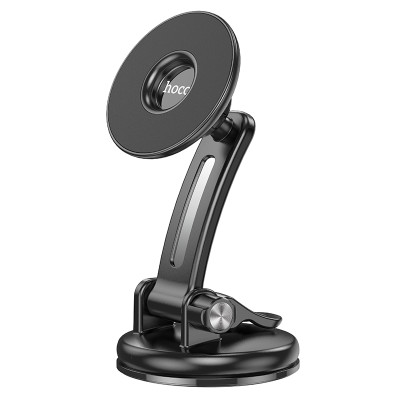 Автотримач для телефона HOCO CA113 Excelle center console ring magnetic car holder Black Автотримач для телефона HOCO CA113 Excelle center console ring magnetic car holder Black