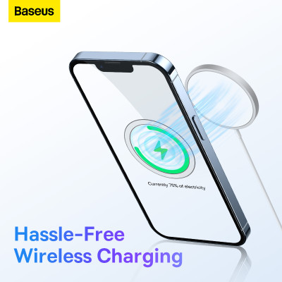 Пластина для магнітного тримача Baseus Halo Series Magnetic Metal Ring(2pcs/pack)Black Пластина для магнітного тримача Baseus Halo Series Magnetic Metal Ring(2pcs/pack)Black