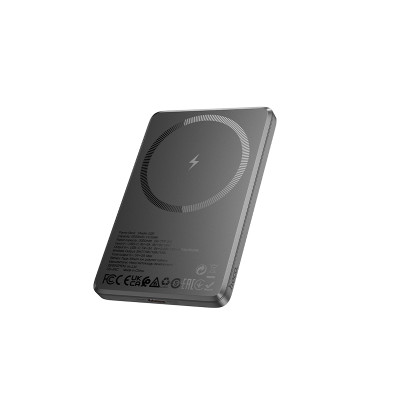 Зовнішній акумулятор HOCO Q26 Joy PD20W magnetic fast charging power bank(5000mAh) metal gray Зовнішній акумулятор HOCO Q26 Joy PD20W magnetic fast charging power bank(5000mAh) metal gray