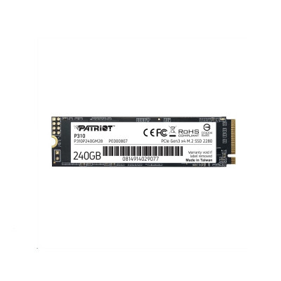 Накопичувач SSD M.2 Patriot P310 240GB NVMe 2280 PCIe 3.0 3D TLC