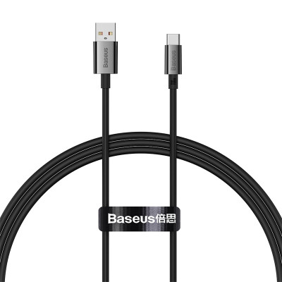 Кабель Baseus Superior Series Fast Charging Data Cable USB to Type-C 100W 1m Cluster Black Кабель Baseus Superior Series Fast Charging Data Cable USB to Type-C 100W 1m Cluster Black