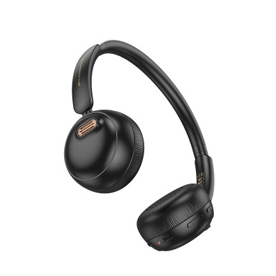 Бездротові накладні навушники HOCO W62 Verso retro BT headphones Black
