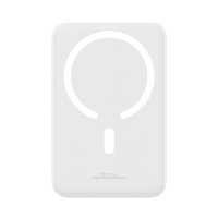 Зовнішній акумулятор Baseus Magnetic Mini Wireless Fast Charge Power Bank 20000mAh 20W White Зовнішній акумулятор Baseus Magnetic Mini Wireless Fast Charge Power Bank 20000mAh 20W White