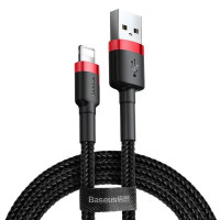 Кабель Baseus Cafule Cable USB For Lightning 1.5A 2m Red+Black Кабель Baseus Cafule Cable USB For Lightning 1.5A 2m Red+Black