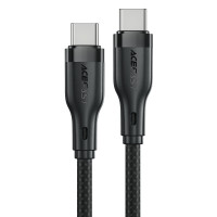 Кабель ACEFAST C8-03 USB-C to USB-C charging data cable Black Кабель ACEFAST C8-03 USB-C to USB-C charging data cable Black