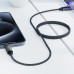 Кабель ACEFAST C19-04 USB-A to USB-C  fast charging data cable Black