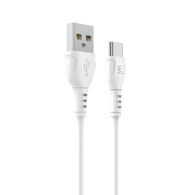 Кабель Wibrand Boa PVC charging data cable Type-C 1m White Кабель Wibrand Boa PVC charging data cable Type-C 1m White