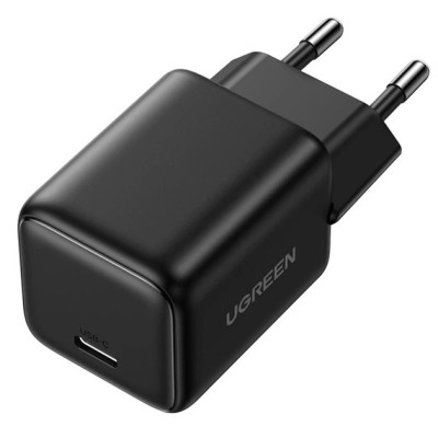 Мережевий зарядний пристрій UGREEN X513 30W USB-C GaN Fast Charger EU Black Мережевий зарядний пристрій UGREEN X513 30W USB-C GaN Fast Charger EU Black