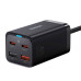 Мережевий зарядний пристрій з кабелем Baseus GaN3 Pro Desktop Fast Charger 2C+2U 65W (Cable Type-C to Type-C 100W(20V/5A) 1m) Black
