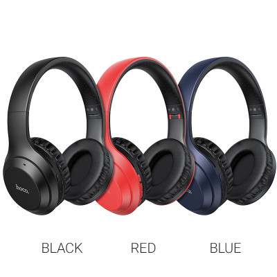 Бездротові накладні навушники HOCO W30 Fun move BT headphones Black