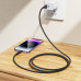 Кабель BOROFONE BX116 Certain charging data cable iP Black