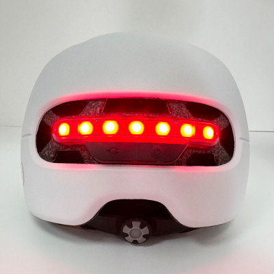 Захисний шолом Livall C20 (L) White (57-61см), сигнал стопів