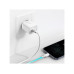 Мережевий зарядний пристрій з кабелем Baseus Super Si 1C 20W With Simple Wisdom Data Cable Type-C/iP 1m White