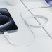Кабель ACEFAST C18-03 USB-C to USB-C braid charging data cable White