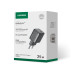 Мережевий зарядний пристрій UGREEN X517 25W USB-C GaN Fast Charger Set EU+1M CC Cable black Мережевий зарядний пристрій UGREEN X517 25W USB-C GaN Fast Charger Set EU+1M CC Cable black