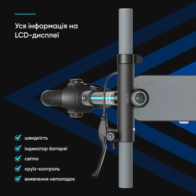 Електросамокат OKAI ES30-NEON PRO Black 10 Електросамокат OKAI ES30-NEON PRO Black 10